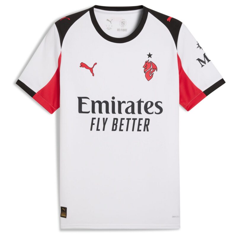 AC Milan PUMA Away Shirt 2025-26 with Rafa Leão 10 printing