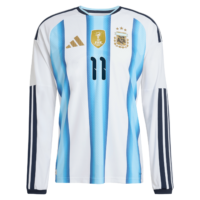 Argentina adidas Home Authentic Shirt 2026 - Long sleeve with Di Maria 11 printing