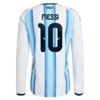 A2B image: argentina-adidas-home-authentic-shirt-2026-long-sleeve-with-messi-10-printing Argentina adidas Home Authentic Shirt 2026 - Long sleeve with Messi 10 printing