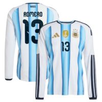 A2B image: argentina-adidas-home-authentic-shirt-2026-long-sleeve-with-romero-13-printing Argentina adidas Home Authentic Shirt 2026 - Long sleeve with Romero 13 printing
