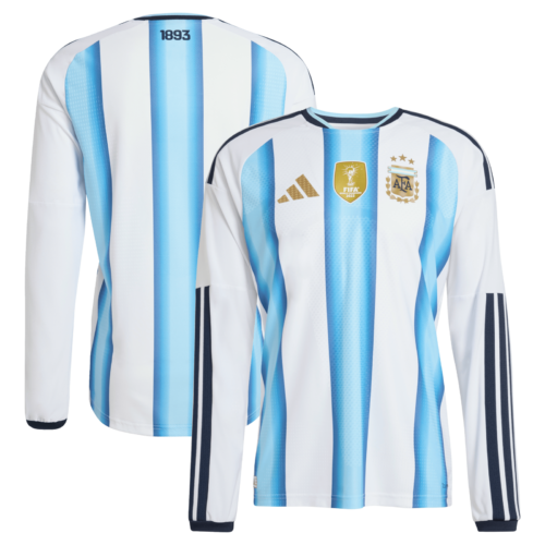 A2B image: argentina-adidas-home-authentic-shirt-2026-long-sleeve Argentina adidas Home Authentic Shirt 2026 - Long Sleeve