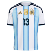 A2B image: argentina-adidas-home-shirt-2026-kids-with-romero-13-printing Argentina adidas Home Shirt 2026 - Kids with Romero 13 printing