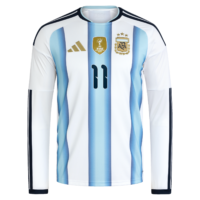 Argentina adidas Home Shirt 2026 -Long sleeve with Di Maria 11 printing