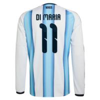 Argentina adidas Home Shirt 2026 -Long sleeve with Di Maria 11 printing