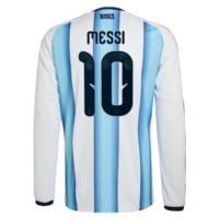 Argentina adidas Home Shirt 2026 -Long sleeve with Messi 10 printing