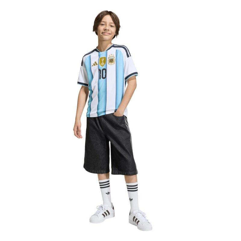 A2B image: argentina-adidas-home-shirt-2026-messi-10-kids Argentina adidas Home Shirt 2026 - Messi #10 - Kids