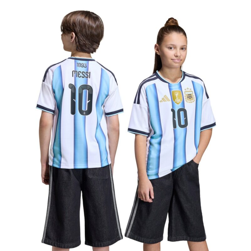 A2B image: argentina-adidas-home-shirt-2026-messi-10-kids Argentina adidas Home Shirt 2026 - Messi #10 - Kids