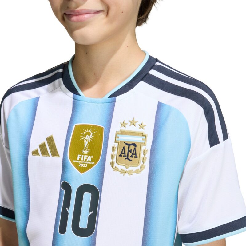 A2B image: argentina-adidas-home-shirt-2026-messi-10-kids Argentina adidas Home Shirt 2026 - Messi #10 - Kids
