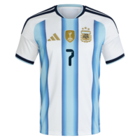 A2B image: argentina-adidas-home-shirt-2026-with-de-paul-7-printing Argentina adidas Home Shirt 2026 with De Paul 7 printing