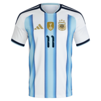 Argentina adidas Home Shirt 2026 with Di Maria 11 printing
