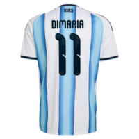 Argentina adidas Home Shirt 2026 with Di Maria 11 printing