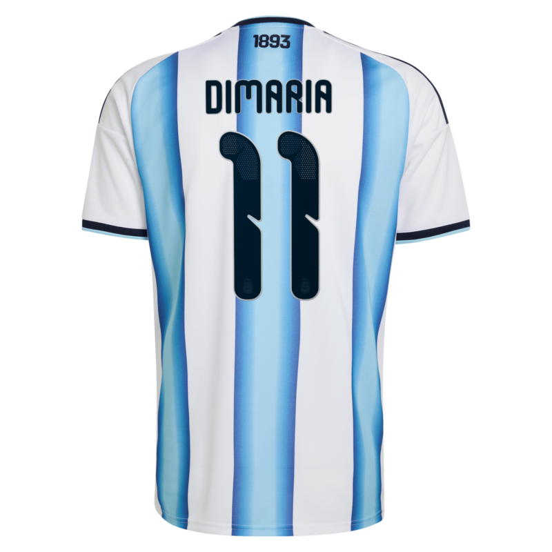 Argentina adidas Home Shirt 2026 with Di Maria 11 printing