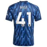 A2B image: arsenal-adidas-away-shirt-2025-26-kids-with-rice-41-printing Arsenal adidas Away Shirt 2025-26 - Kids with Rice 41 printing