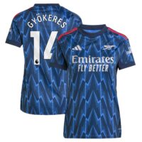 Arsenal adidas Away Shirt 2025-26 - Womens with Gyökeres 14 printing