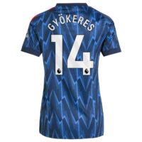 Arsenal adidas Away Shirt 2025-26 - Womens with Gyökeres 14 printing