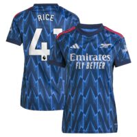 A2B image: arsenal-adidas-away-shirt-2025-26-womens-with-rice-41-printing Arsenal adidas Away Shirt 2025-26 - Womens with Rice 41 printing