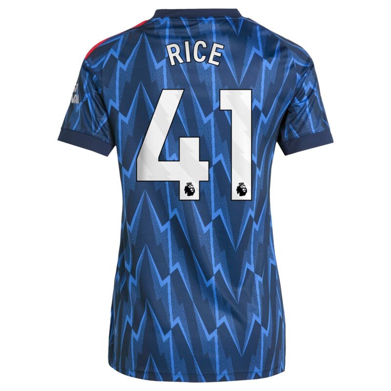 A2B image: arsenal-adidas-away-shirt-2025-26-womens-with-rice-41-printing Arsenal adidas Away Shirt 2025-26 - Womens with Rice 41 printing