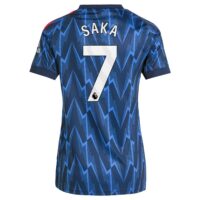 Arsenal adidas Away Shirt 2025-26 - Womens with Saka 7 printing
