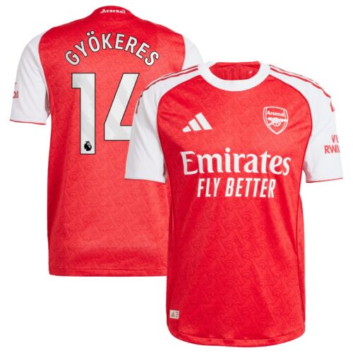 A2B image: arsenal-adidas-home-authentic-shirt-2025-26-with-gyokeres-14-printing Arsenal adidas Home Authentic Shirt 2025-26 with Gyökeres 14 printing