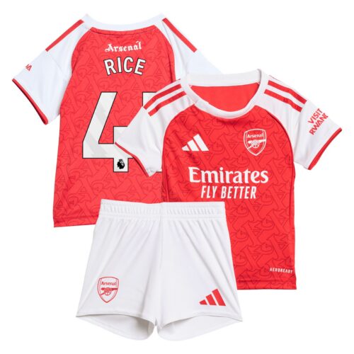 A2B image: arsenal-adidas-home-babykit-2025-26-with-rice-41-printing Arsenal adidas Home Babykit 2025-26 with Rice 41 printing