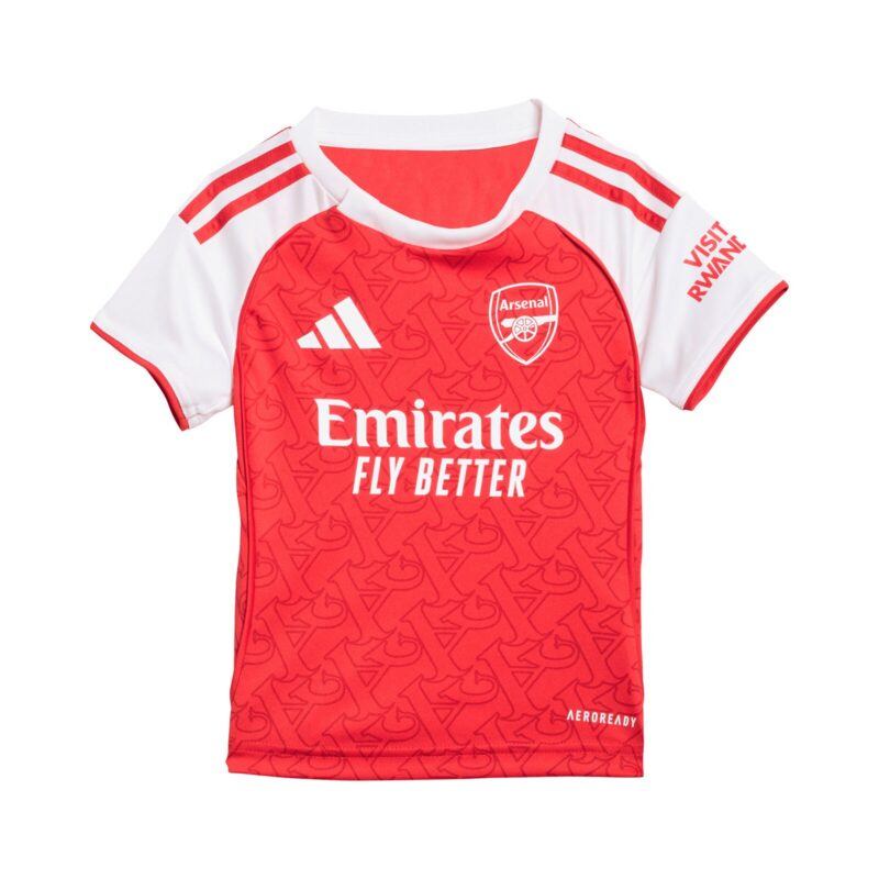 Arsenal adidas Home Babykit 2025-26 with Rice 41 printing