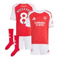A2B image: arsenal-adidas-home-minikit-2025-26-with-odegaard-8-printing Arsenal adidas Home Minikit 2025-26 with Ødegaard 8 printing