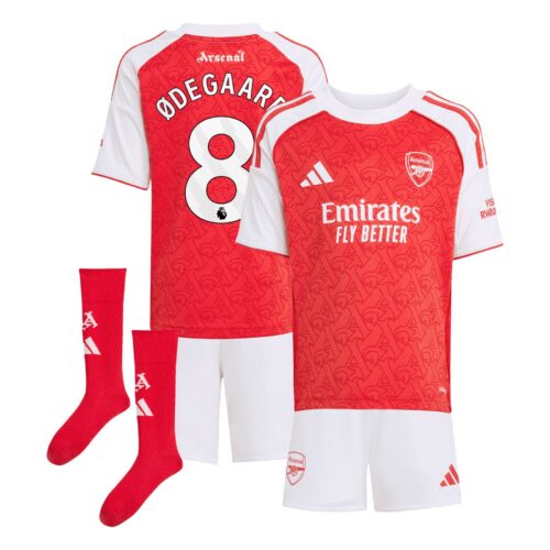 A2B image: arsenal-adidas-home-minikit-2025-26-with-odegaard-8-printing Arsenal adidas Home Minikit 2025-26 with Ødegaard 8 printing