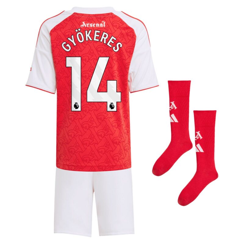 A2B image: arsenal-adidas-home-minikit-2025-26-with-gyokeres-14-printing Arsenal adidas Home Minikit 2025-26 with Gyökeres 14 printing