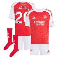 Arsenal adidas Home Minikit 2025-26 with Madueke 20 printing
