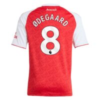 A2B image: arsenal-adidas-home-shirt-2025-26-kids-with-odegaard-8-printing Arsenal adidas Home Shirt 2025-26 - Kids with Ødegaard 8 printing