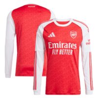 A2B image: arsenal-adidas-home-shirt-2025-26-long-sleeve Arsenal adidas Home Shirt 2025-26 - Long Sleeve