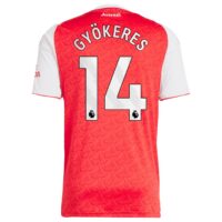 Arsenal adidas Home Shirt 2025-26 with Gyökeres 14 printing