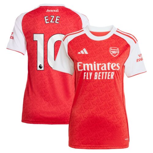 A2B image: arsenal-adidas-home-shirt-2025-26-womens-with-eze-10-printing Arsenal adidas Home Shirt 2025-26 - Womens with Eze 10 printing