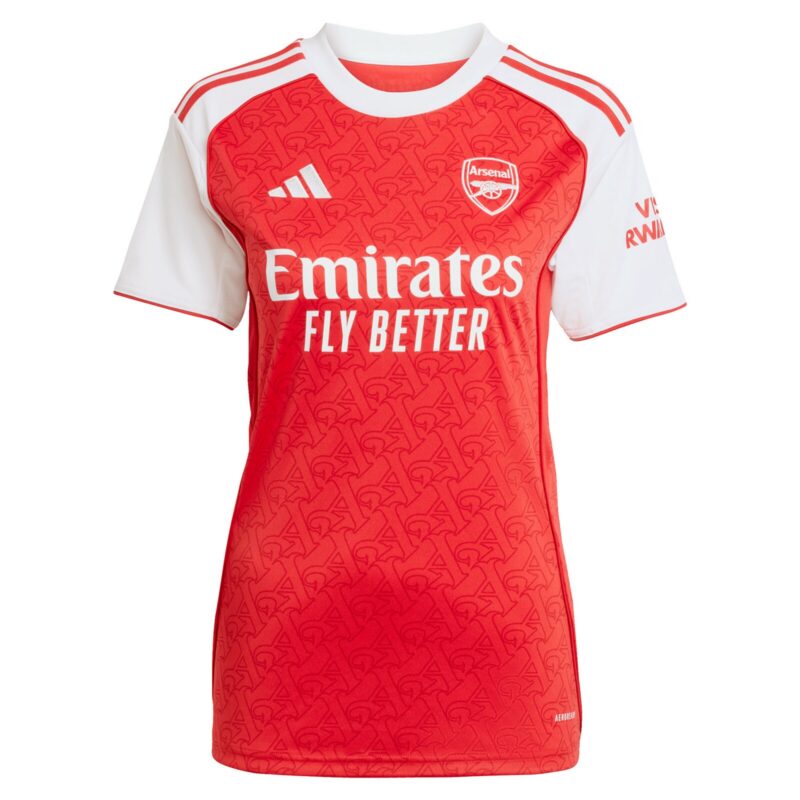 Arsenal adidas Home Shirt 2025-26 - Womens with Eze 10 printing