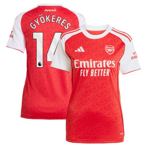 A2B image: arsenal-adidas-home-shirt-2025-26-womens-with-gyokeres-14-printing Arsenal adidas Home Shirt 2025-26 - Womens with Gyökeres 14 printing