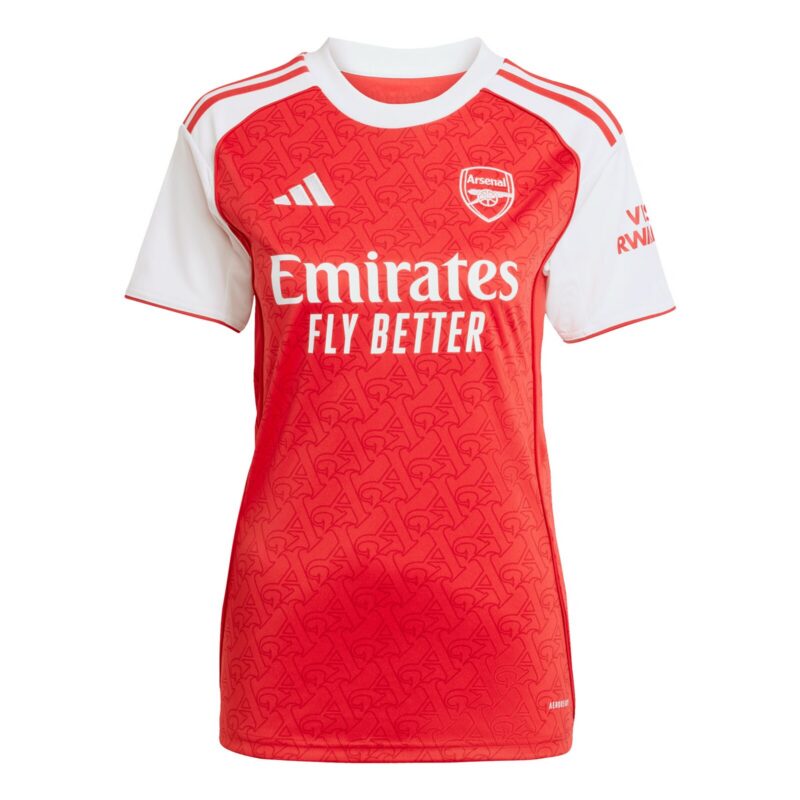 Arsenal adidas Home Shirt 2025-26 - Womens with Rice 41 printing