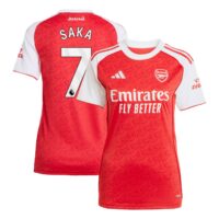 A2B image: arsenal-adidas-home-shirt-2025-26-womens-with-saka-7-printing Arsenal adidas Home Shirt 2025-26 - Womens with Saka 7 printing