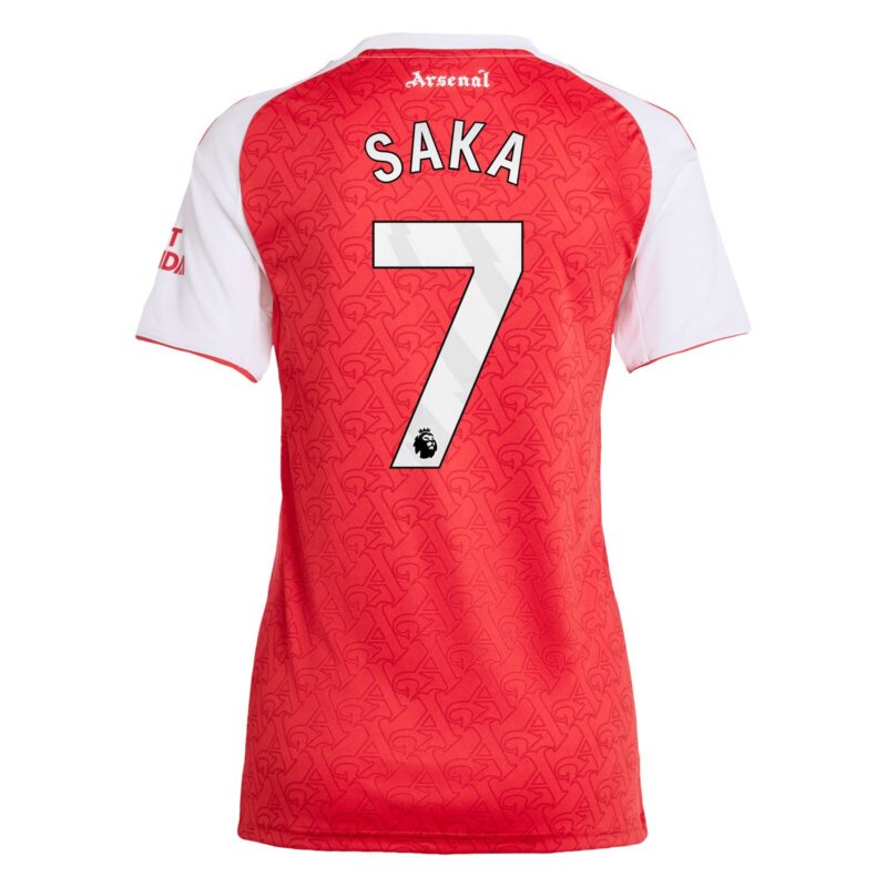 A2B image: arsenal-adidas-home-shirt-2025-26-womens-with-saka-7-printing Arsenal adidas Home Shirt 2025-26 - Womens with Saka 7 printing