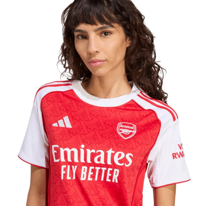 A2B image: arsenal-adidas-home-shirt-2025-26-womens Arsenal adidas Home Shirt 2025-26 - Womens