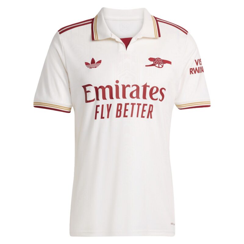 Arsenal adidas Third Shirt 2025-26 with Eze 10 printing