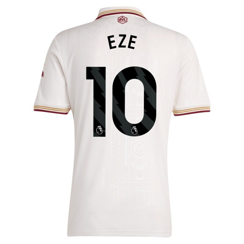 Arsenal adidas Third Shirt 2025-26 with Eze 10 printing