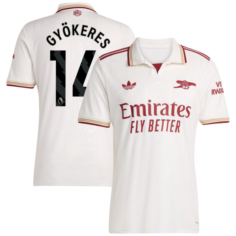 A2B image: arsenal-adidas-third-shirt-2025-26-with-gyokeres-14-printing Arsenal adidas Third Shirt 2025-26 with Gyökeres 14 printing