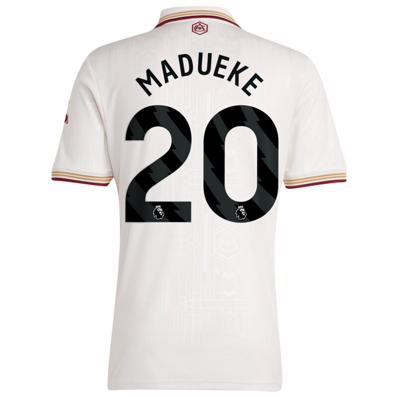 Arsenal adidas Third Shirt 2025-26 with Madueke 20 printing