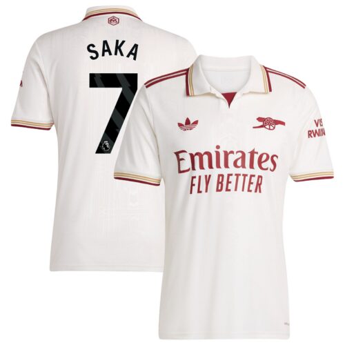 A2B image: arsenal-adidas-third-shirt-2025-26-with-saka-7-printing Arsenal adidas Third Shirt 2025-26 with Saka 7 printing