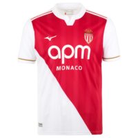 AS Monaco Mizuno Home Shirt 2025-26