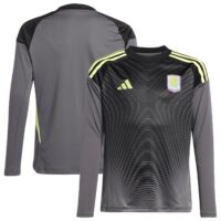 Aston Villa adidas Goalkeeper Shirt 2025-26 - Long Sleeve - Kids