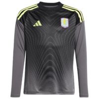 Aston Villa adidas Goalkeeper Shirt 2025-26 - Long Sleeve - Kids