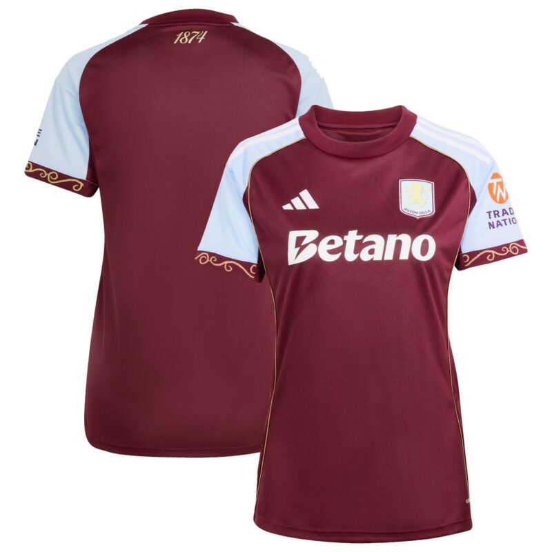 A2B image: aston-villa-adidas-home-shirt-2025-26-womens Aston Villa adidas Home Shirt 2025-26 - Womens