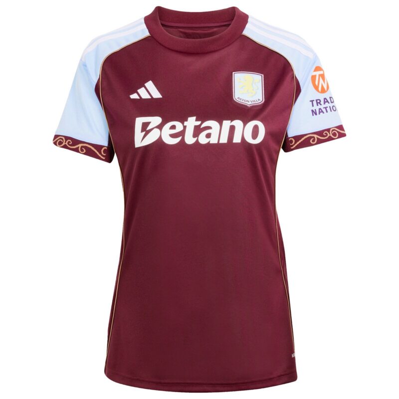 A2B image: aston-villa-adidas-home-shirt-2025-26-womens Aston Villa adidas Home Shirt 2025-26 - Womens