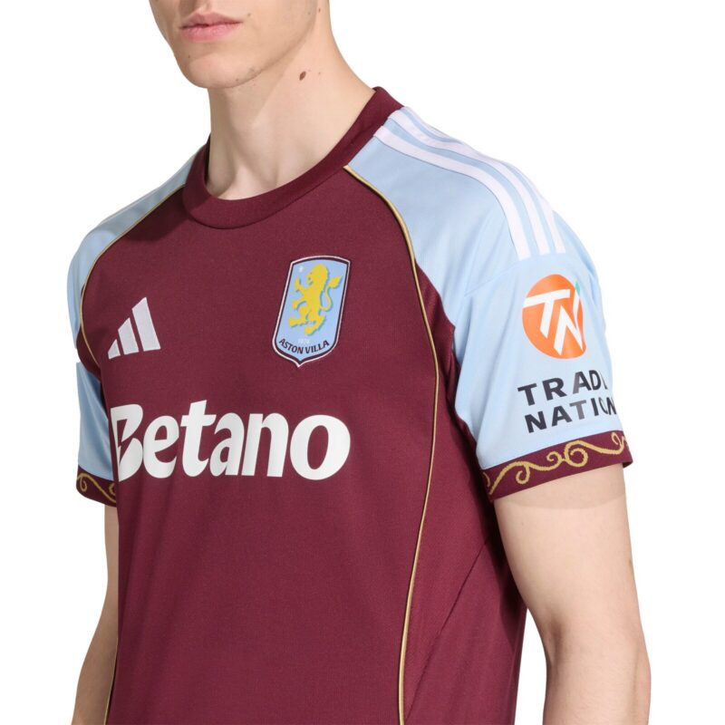 Aston Villa adidas Home Replica Shirt 2025-26